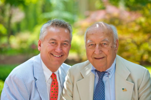 Andy Dielmann and his dad, former Creve Coeur Mayor Harold Dielmann
